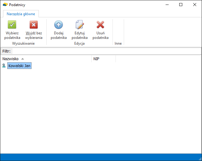 Wskazanie podatnika do PIT-37